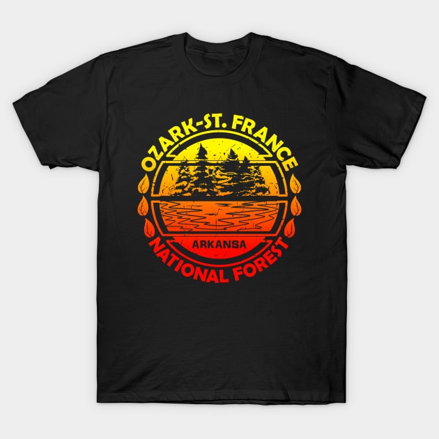 Ozark - St. Francis National Forest, Arkansas State, Nature Landscape T-Shirt by Jahmar Anderson